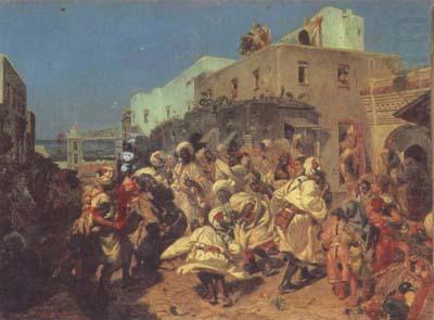 Alfred Dehodencq Blacks Dancing in Tangiers (san26) china oil painting image